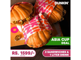 Dunkin Offer Asia Cup Deal For Rs.1599/-image-1313